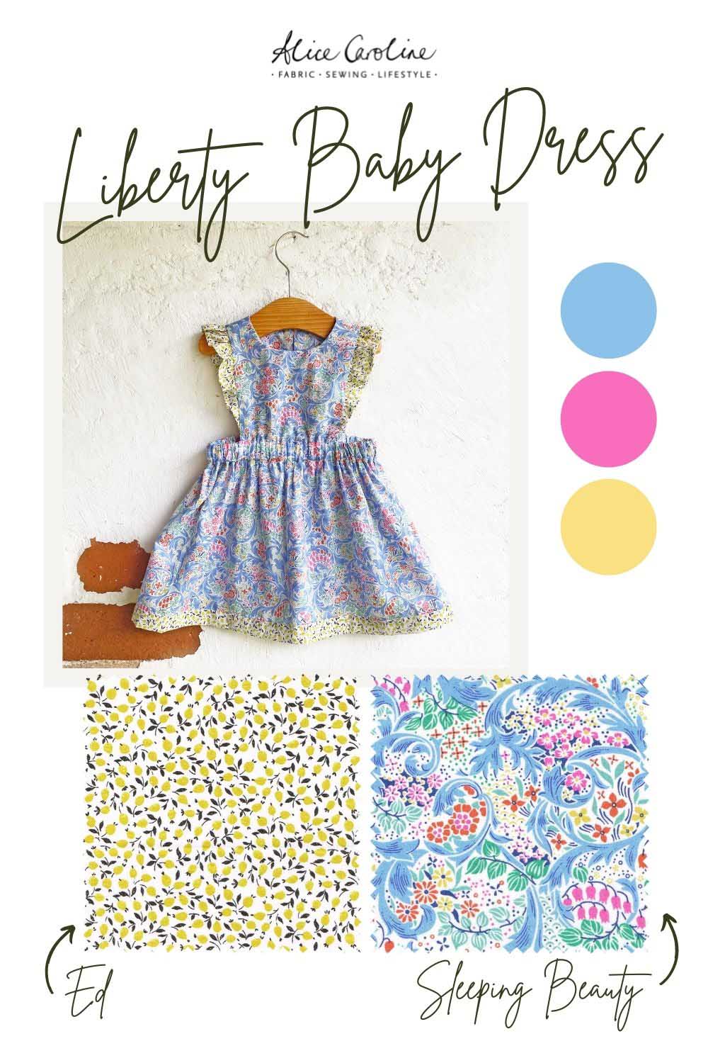 Liberty Baby Dress - Alice Caroline - Liberty tyg, mönster, kit och mer -  Liberty of London tyg online