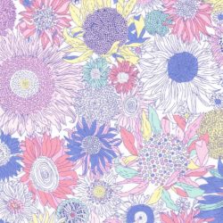 Exclusieve Liberty Tana Lawn Fabric Small Susanna Pastel Party