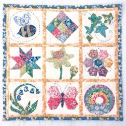 Liberty Springtime mini-sampler mini-quilt