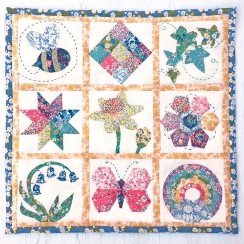 Liberty Springtime Mini Sampler Mini Quilt