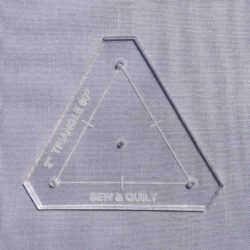 Triangel akryl skärande mall