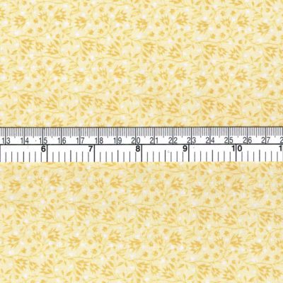 Soft Yellow Floral Cotton
