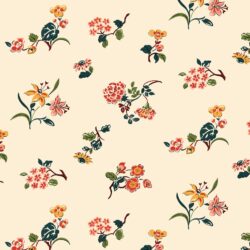 Liberty Quilting Tumbling Posies A