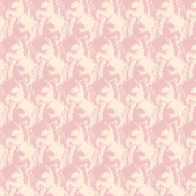 Liberty Fabric Unicorn Puzzle D Pink
