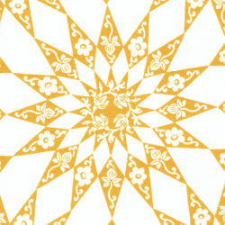 Liberty Tana Lawn Versailles Gul | Geometrisk print