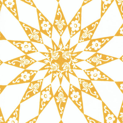 Liberty Tana Lawn Versailles Amarelo | estampa geométrica