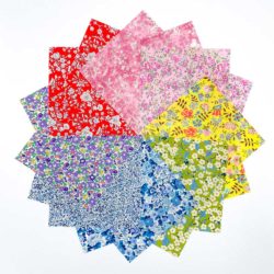 Quadrados com pingente de arco-íris Liberty Tana Lawn