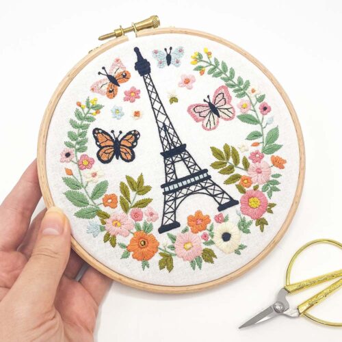 Alice in Paris Embroidery Kit