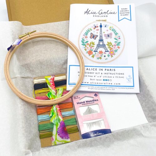 Alice in Paris Embroidery Kit