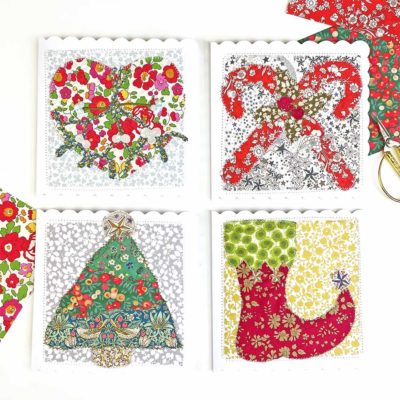 Liberty Fabric Christmas Cards