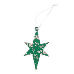 Liberty Green Star dekoration