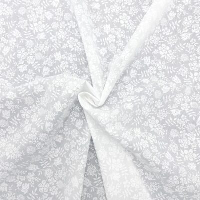 Liberty Tana Lawn Pigment White Mini tessuto floreale