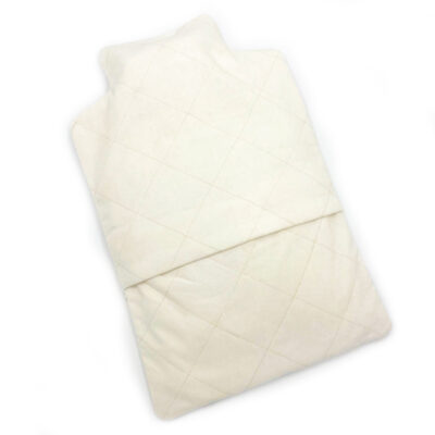 Soft fabric hot water bottle cover