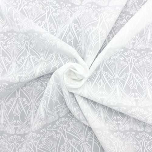 Liberty Tana Lawn Pigment White Ianthe Art Nouveau