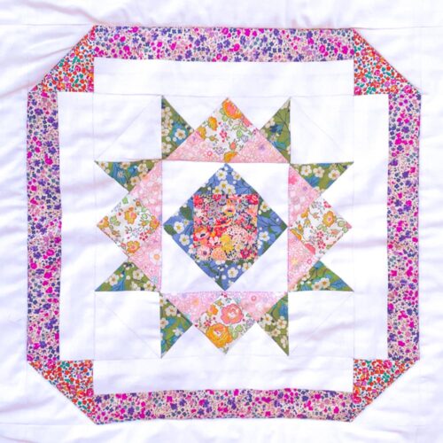 Purple Quilt Block