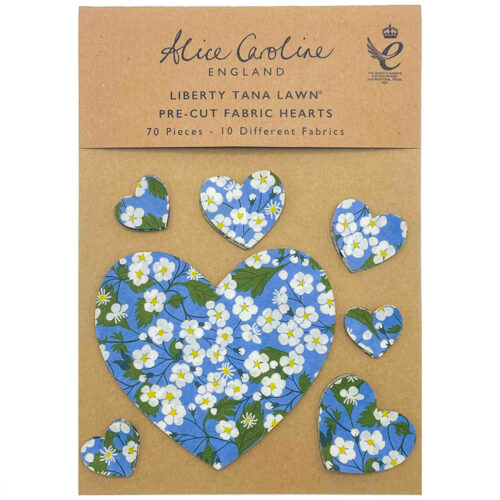 Liberty blue heart pre-cuts