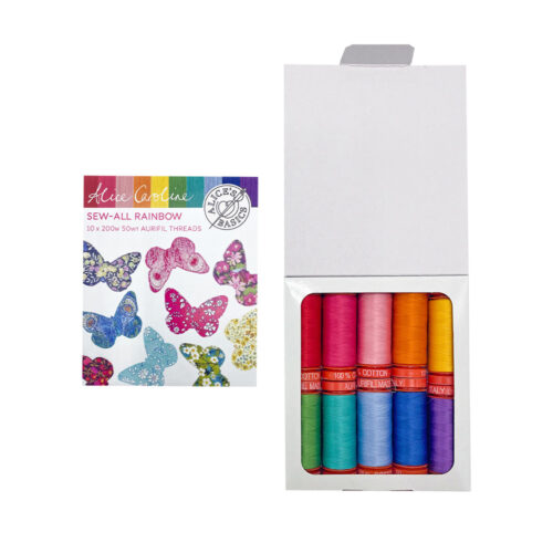 Rainbow selection of cotton thread