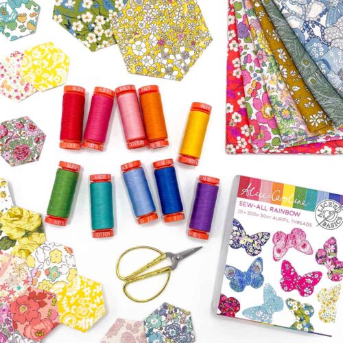 Alice Caroline x Aurifil Rainbow Threads