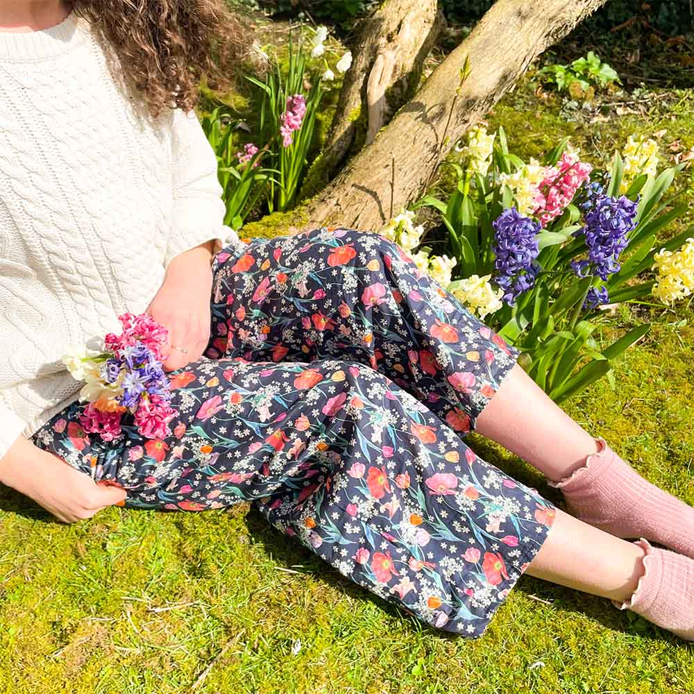 Liberty 'Spring Blooms' Summer Trousers