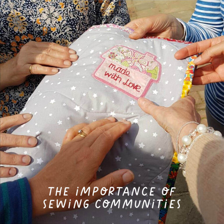 A importância das comunidades de costura