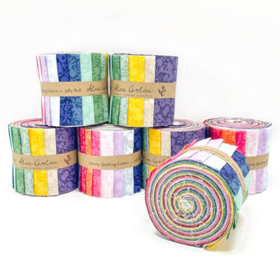 Rainbow 2.5" Quilting Fabric Strips