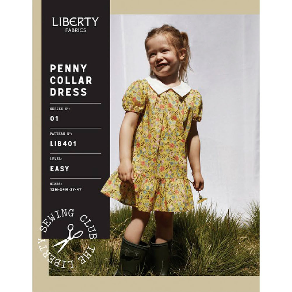 Μοτίβο ραπτικής φορέματος Penny Collar από την Liberty