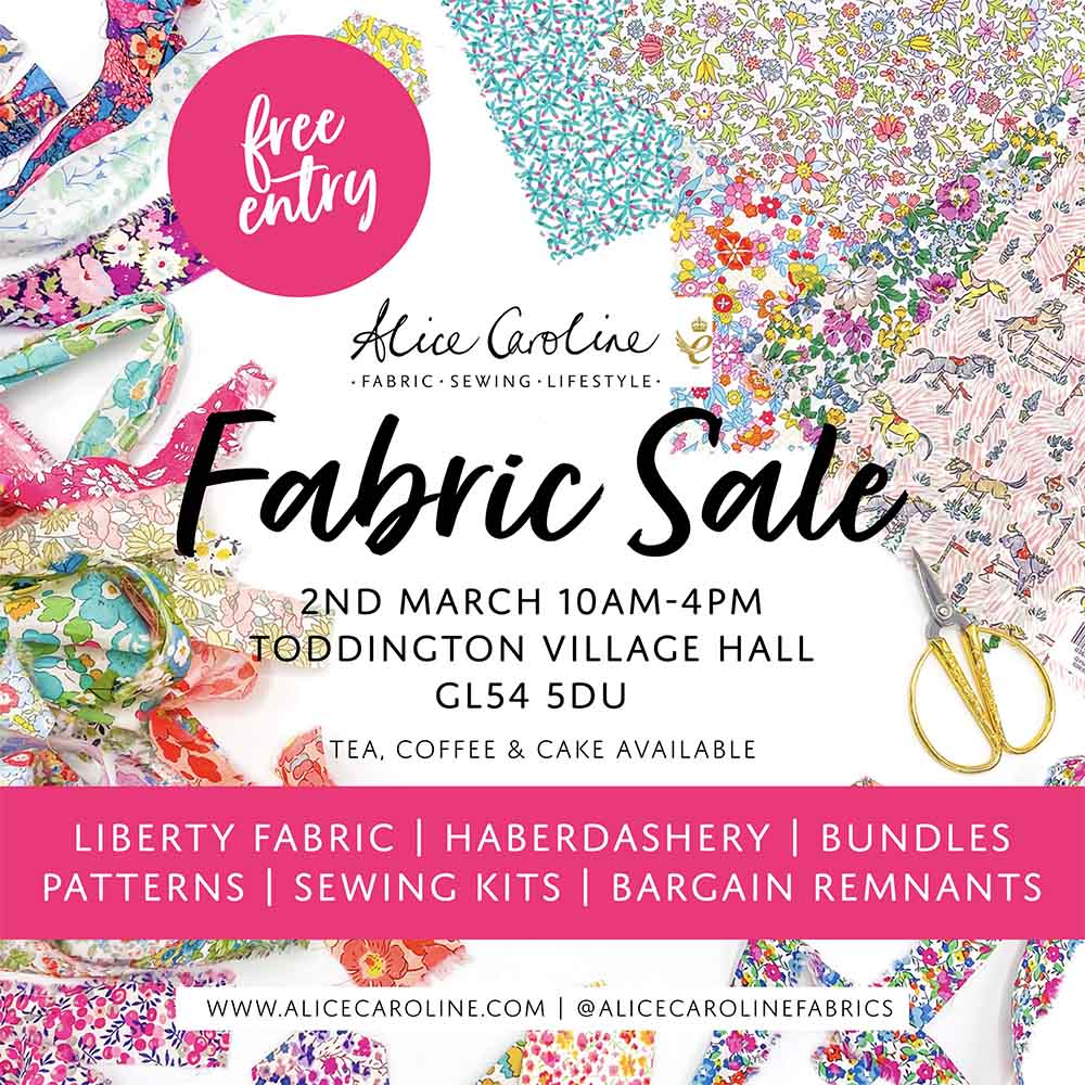 Liberty fabric sale event