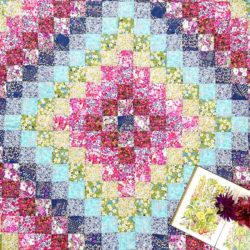 Reis rond de wereld Quilt Kit - Liberty Tana Lawn Fabric
