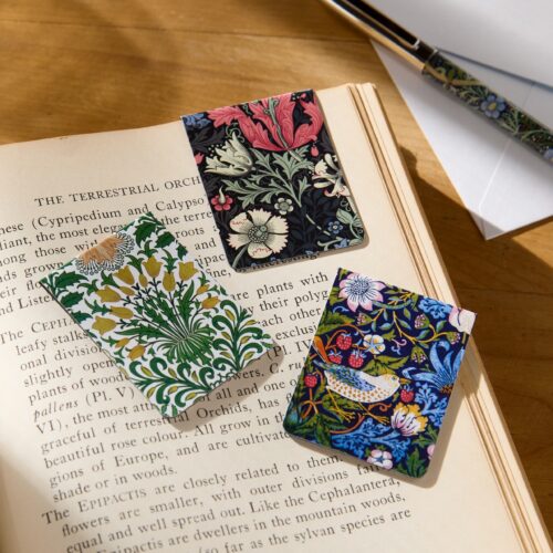 william morris magnetic bookmark set