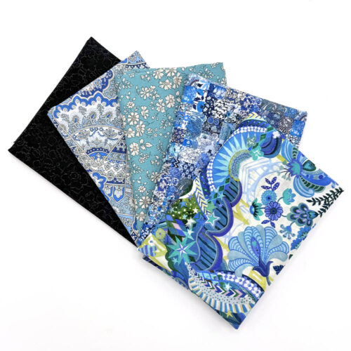 The Windows Of Regent Street Tote Fabric Bundle: Blue - Image 2